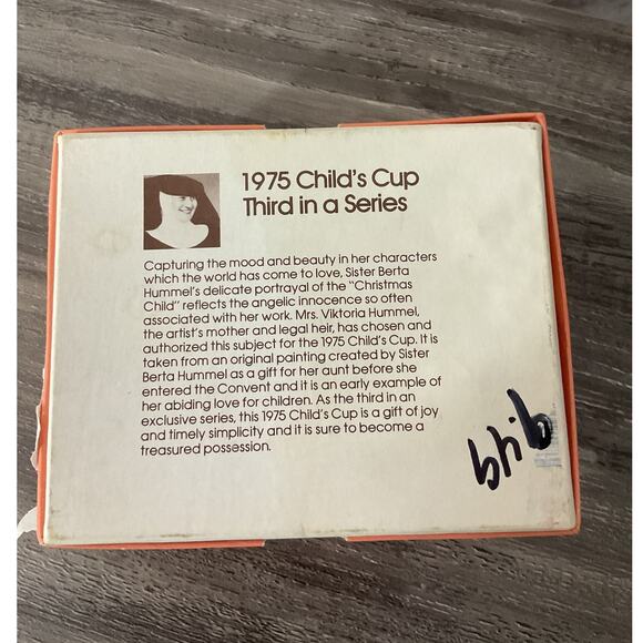 Schmid Berta Hummel Childs Cup First Edition 1975 Collector Vintage - Picture 7 of 7